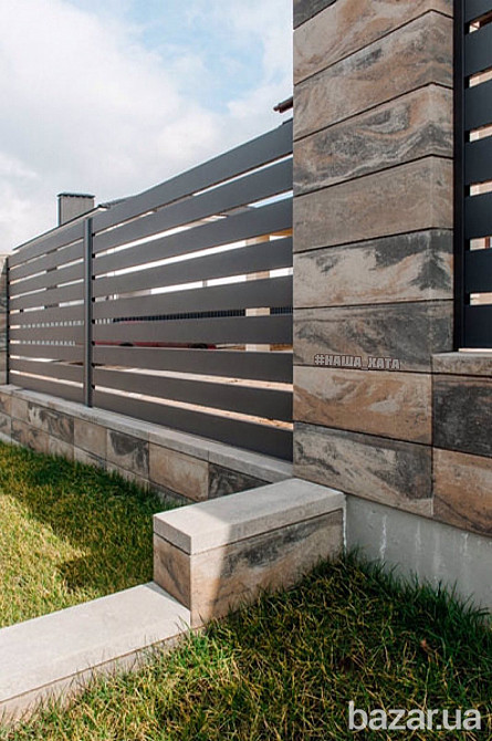 Блоки для будівництва паркану в стилі лофт Наша Хата Долина Долина - зображення 3