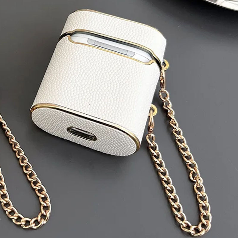 Кожаный футляр Suitcase для наушников AirPods 1/2 Херсон - изображение 4