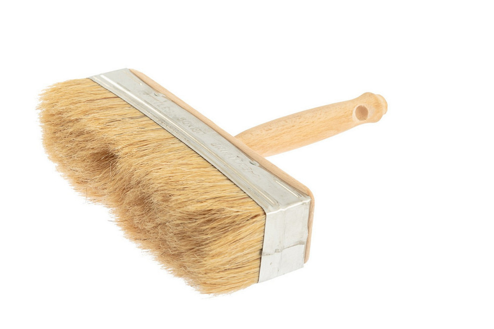 Макловица MASTERTOOL 180х50 мм натуральная щетина с деревянной ручкой 91-9218 Харьков - изображение 1