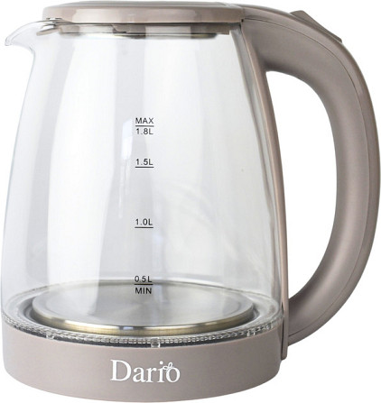 Электрочайник Dario DR-1802 grey 1.8 л серый Київ - зображення 3