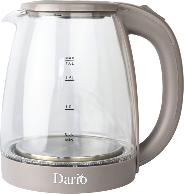 Электрочайник Dario DR-1802 grey 1.8 л серый Киев - изображение 3