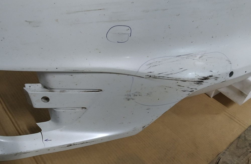 Бампер передний (AUTOPILOT) PEARL WHITE MULTI-COAT-PPSW в сборе с кронш. креп. парктроников и против Київ - зображення 4