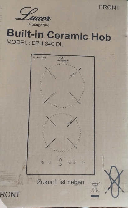Варильна поверхня електрична Domino Luxor EPH 340 DL Павлоград - зображення 5