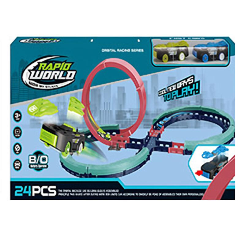 Уценка Интерактивный трек с инерционной машинкой SHT 6688-509 (24pcs/2CAR) Херсон - зображення 2