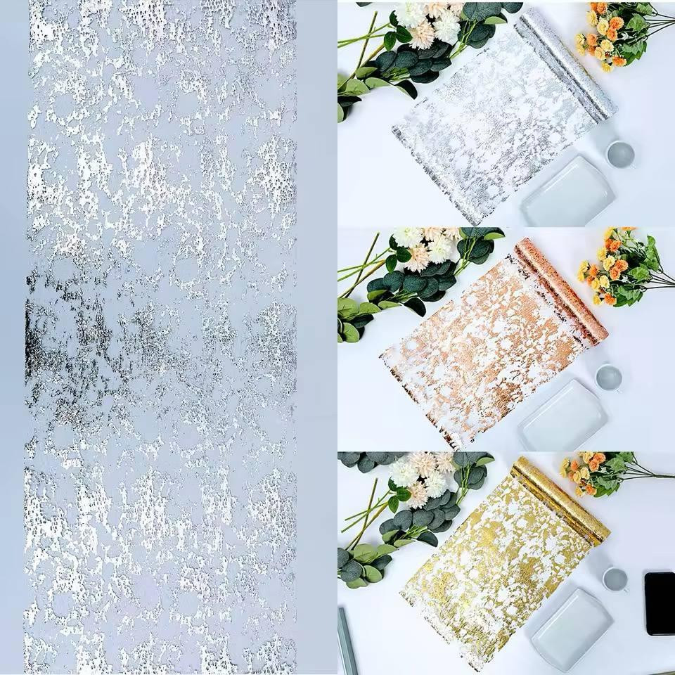 Дорожка сервировочная Leeseph Снежинки Gold 28*275 см Одеса - зображення 4