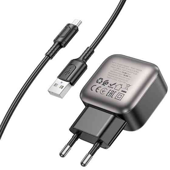 СЗУ Borofone BAS52A Absolute QC3.0 18W (1USB-A) + кабель USB to MicroUSB Херсон