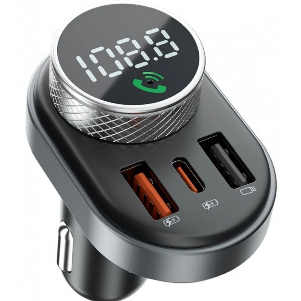 FM-трансмітер Proove FM Launcher Sound Link 30W (PD+QC3.0) Type-C+USB Black (FMSL30110001) (Код това Харків - зображення 2