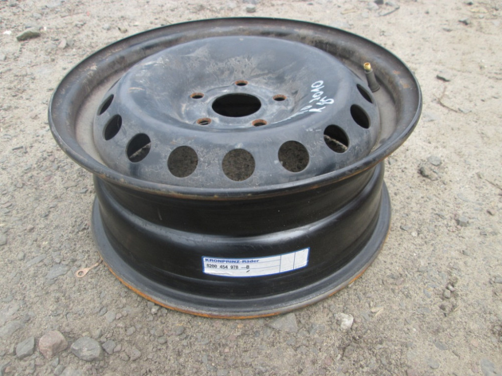 Диск колесный металлический R15 Renault Kangoo 2008-2021 Ковель - зображення 2