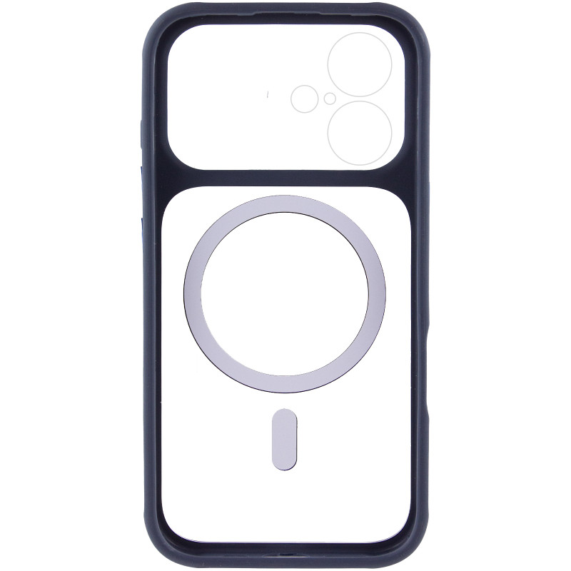 Чехол TPU+PC GETMAN Moon Clear with MagSafe для Apple iPhone 16 (6.1") Херсон - зображення 4