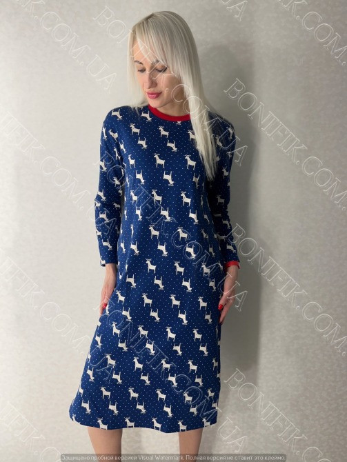 Ночная сорочка с длинным рукавом "Fantasy" (арт. LDF 121/38/01) Кривий Ріг - зображення 2