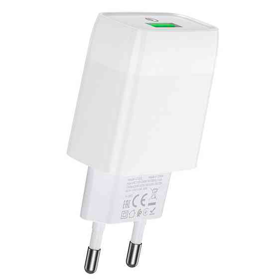 СЗУ Hoco C72Q Glorious QC3.0 18W (1USB-A) + кабель USB to Type-C Херсон