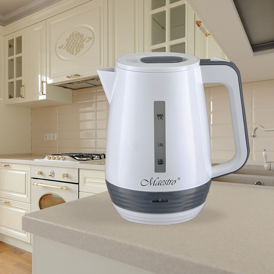 Електрочайник Maestro MR-033-White 1.7 л білий Киев - изображение 1