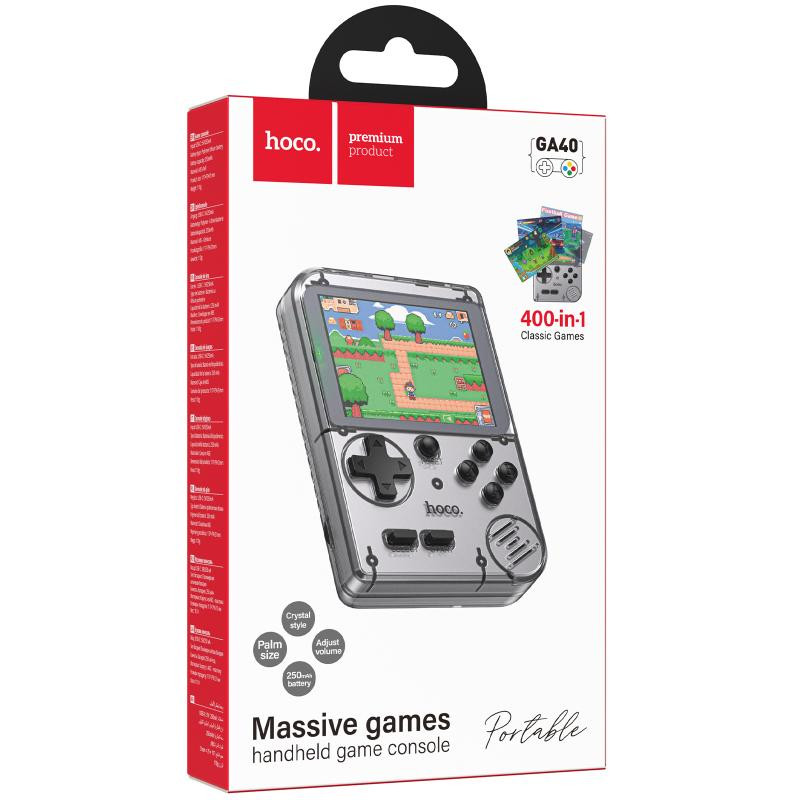 Портативная игровая консоль Hoco GA40 Brilliant 400 games (250mAh) Херсон - зображення 2