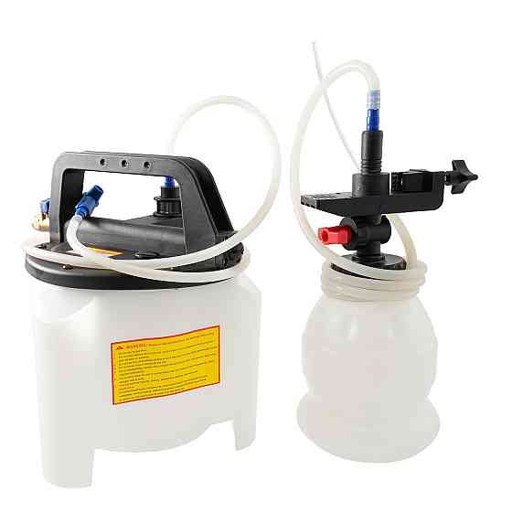 Пневматическая установка для замены тормозной жидкости и жидкости сцепления бак 2л для новой жидкост Харків