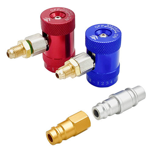 Комплект заправочных муфт и переходников R1234yf для автокондиционера VALUE-500PLUS LAUNCH VALUE1234 Харьков - изображение 1