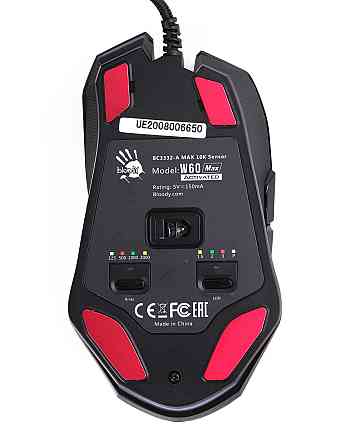 Мышь компьютерная безпроводная Bloody W60 Max Stone Black черная Київ