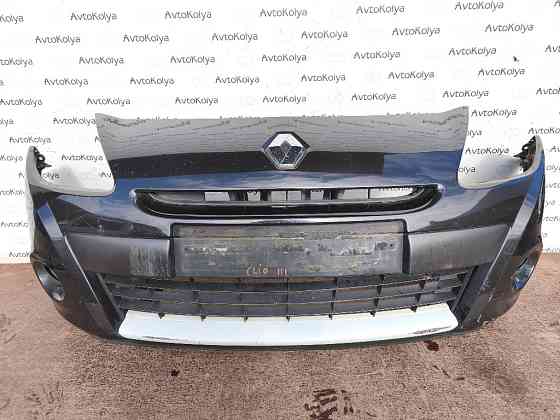 Бампер передний Renault Clio III 2009-2012 рестайлинг (8200799935) Ковель
