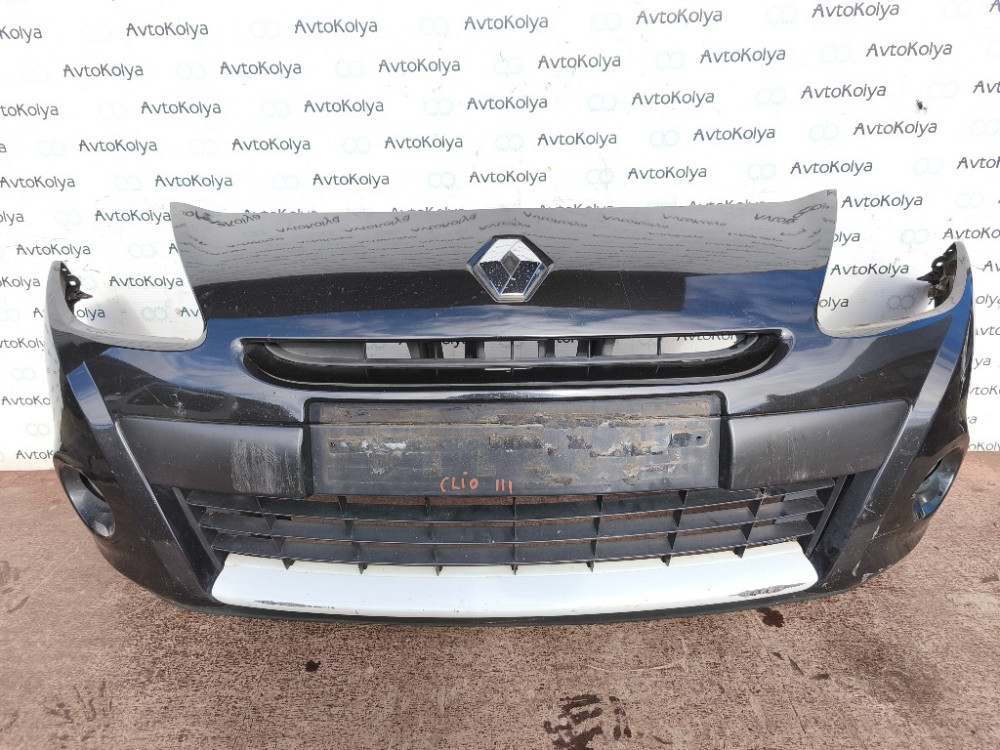 Бампер передний Renault Clio III 2009-2012 рестайлинг (8200799935) Ковель - изображение 6