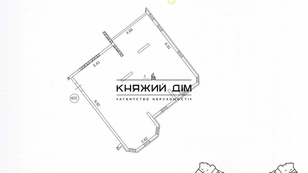 Продаж приміщення 100 м2 на Осокорках. Генератор. № 21146511 Київ - зображення 9