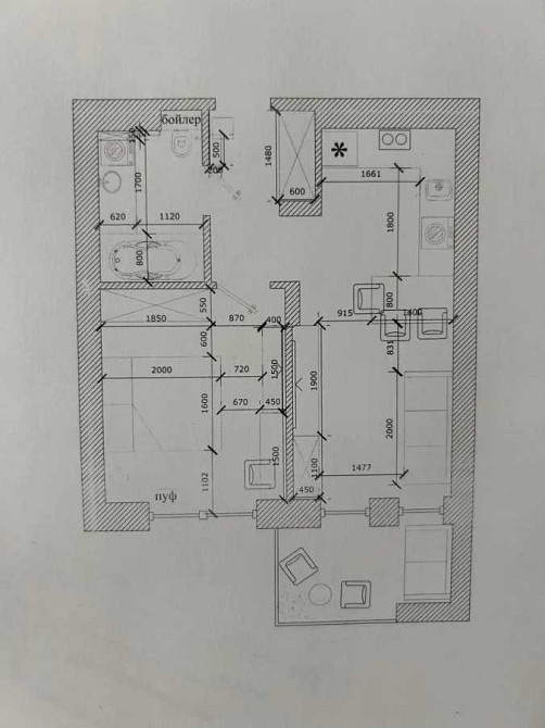продажа 1-к квартира Киев, Святошинский, 65000 $ Київ - зображення 5