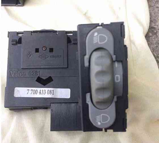 Б/у кнопка корректора фар Renault Scenic 1, 7700433081, Кропивницкий
