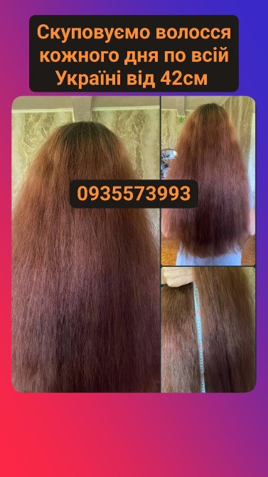 Скуповуємо волосся в Києві та по всій Україні від 42см -0935573993 Київ - зображення 1