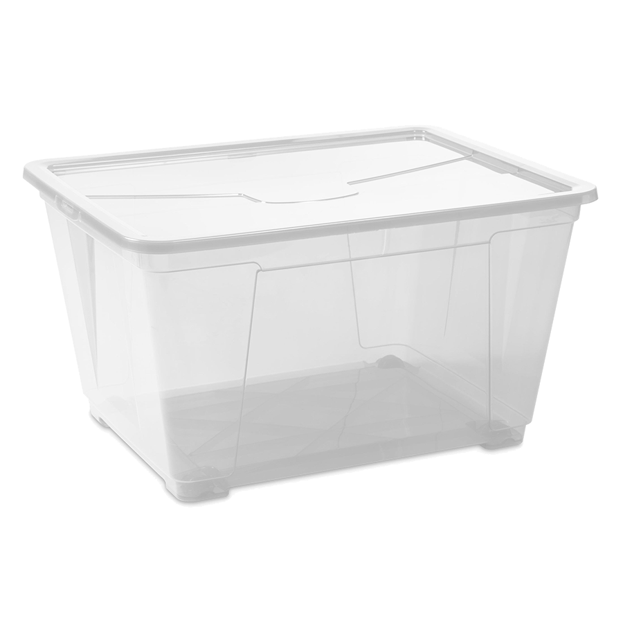 Контейнер Easy 140 л на колесах прозрачный Киев - изображение 1