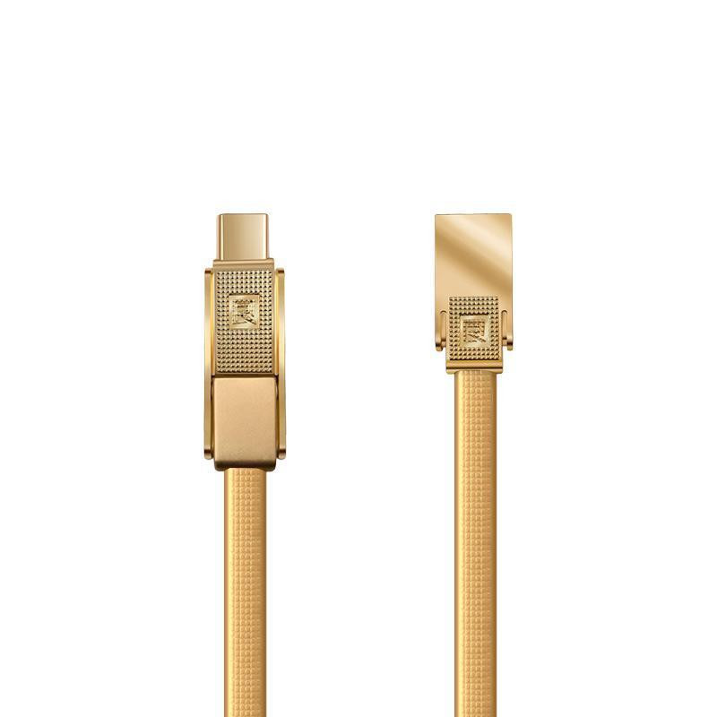 Кабель Lightning-microUSB-Type-C-USB 1 м Gplex Remax RC-070th-Gold Киев - изображение 1