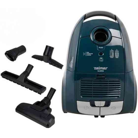 Пылесос для сухой уборки ZELMER ZVC361 800 Вт синий Київ