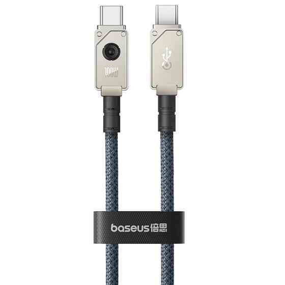 Дата кабель Baseus Unbreakable Series Fast Charging Type-C to Type-C 100W 1m (P10355800111-0) Херсон