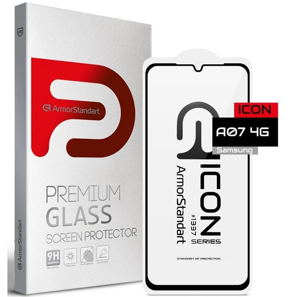 Захисне скло ArmorStandart Icon для Samsung A07 A075 Black (ARM86508) (Код товару:41551) Харків - зображення 1