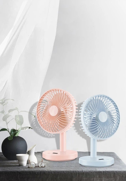 Вентилятор настольный Jile Desktop small fan 01 Pink 7 Вт розовый Київ - зображення 8