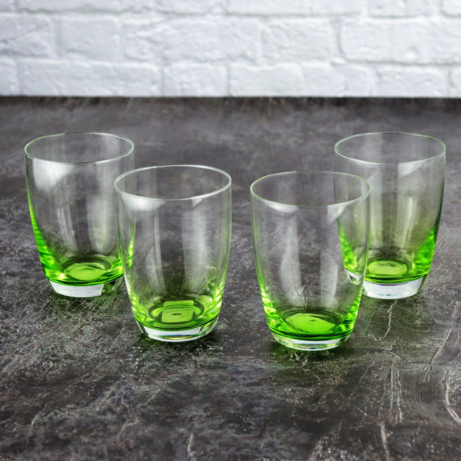 Набір стаканів низьких Luminarc Variation Shades Green D4848 340 мл 4 шт Київ - зображення 1