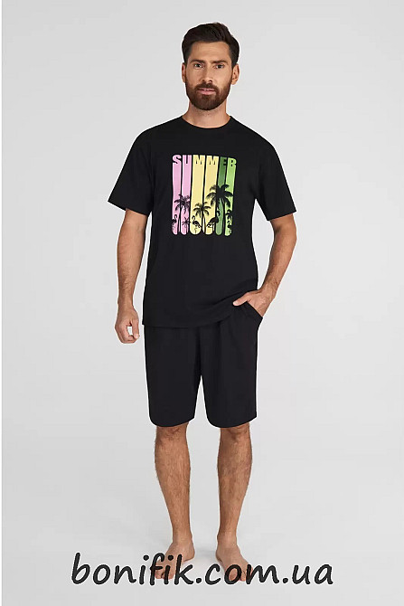 Мужской комплект пижамы из коллекции "Summer" (арт. MPK 2070/01/02) Кривий Ріг - зображення 1