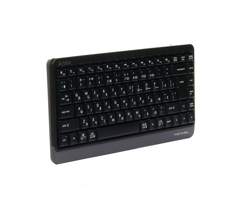 Клавиатура беспроводная A4Tech Fstyler FBK11(Grey) серая Київ - зображення 3