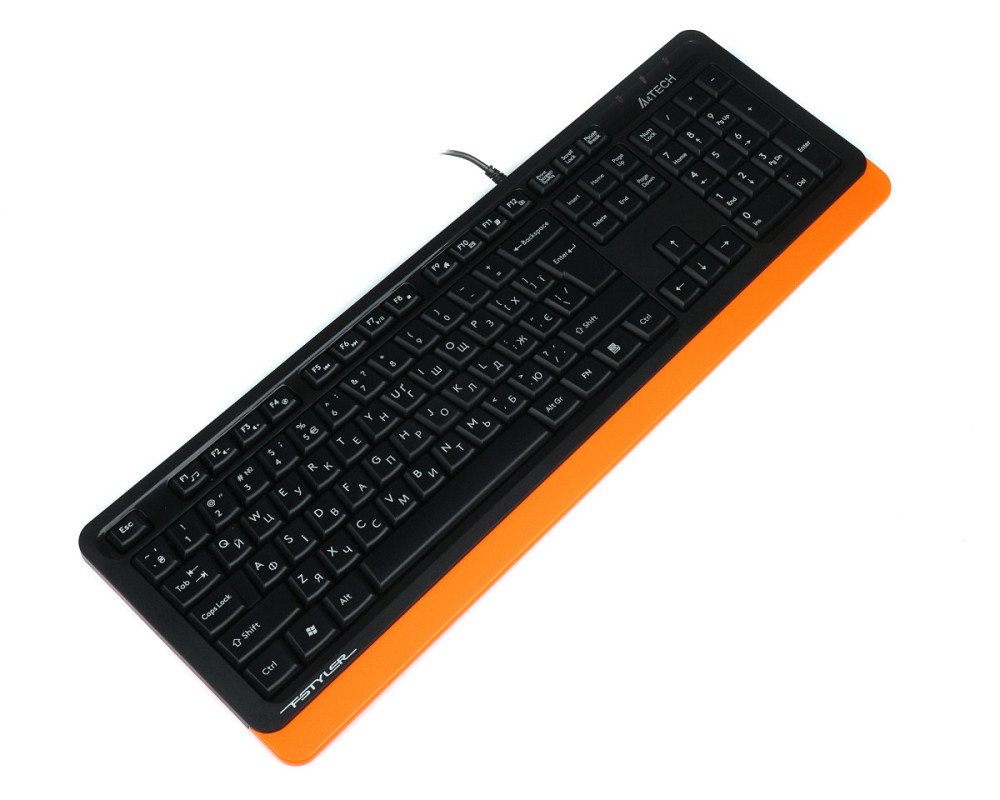 Клавиатура компьютерная проводная A4Tech Fstyler FKS10(Orange) оранжевая Киев - изображение 4