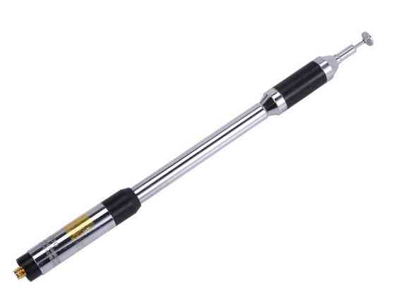 Антенна двухдиапазонная 144/430MHz 3.0/5.5dB, до 20W, телескопическая RH770, SMA-female (гнездо) Дніпро