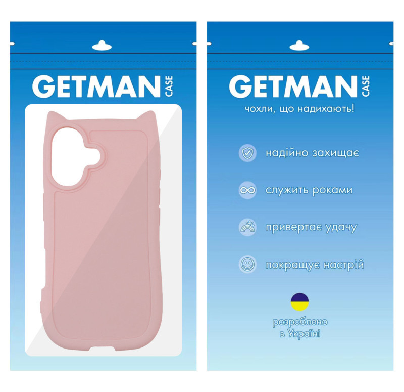 Чехол TPU GETMAN Cat with straps для Apple iPhone 16 (6.1") Херсон - зображення 6