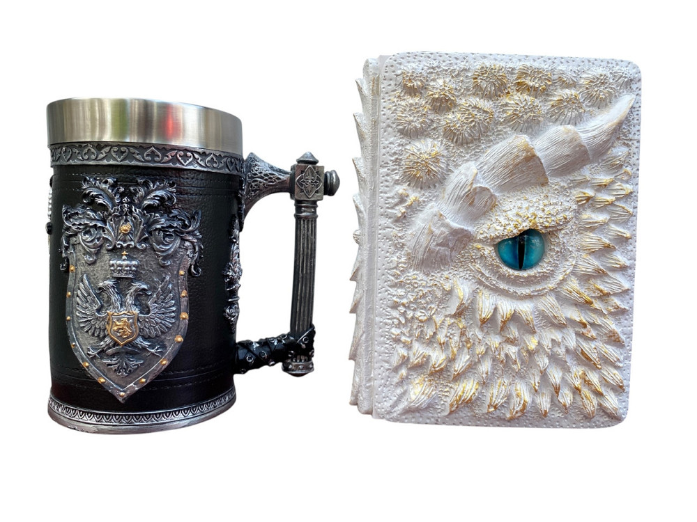 Подарочный набор Кружка 3 Щит и Корона и Блокнот 3 «Око Ледяного Хранителя» Київ - зображення 1