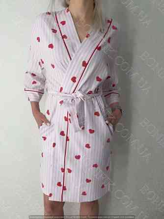 Женский халат на поясе с рисунком "Loveu" (арт. LGK 208/25/01) Кривий Ріг