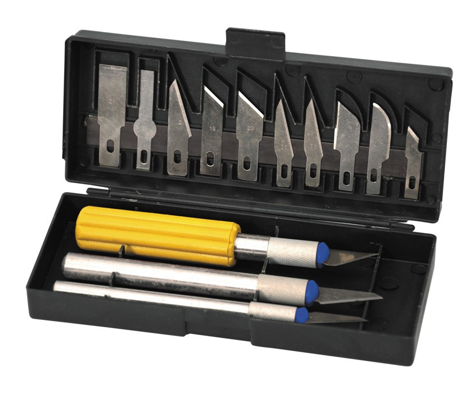 Скальпели для вырезания MASTERTOOL набор 13 шт 17-1013 Харків - зображення 1