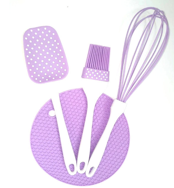 Набір силіконовий A-Plus AP-1956-purple 4 предмета Киев - изображение 1