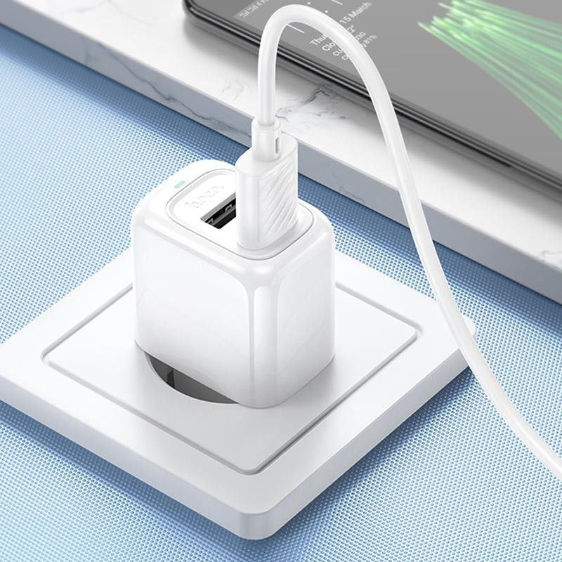 СЗУ Hoco CS51A Surplus (2USB-A) + кабель USB to MicroUSB Херсон - изображение 8