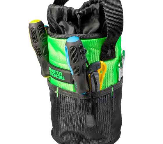 Сумка для инструментов открытая MASTERTOOL 220х145 мм 10 карманов усиленное дно 1680 DEN 79-1937 Харків