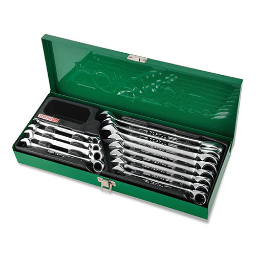 Набор ключей комбинированных с трещоткой 8-19мм 12ед. TOPTUL GAAD1205 Харків - зображення 1