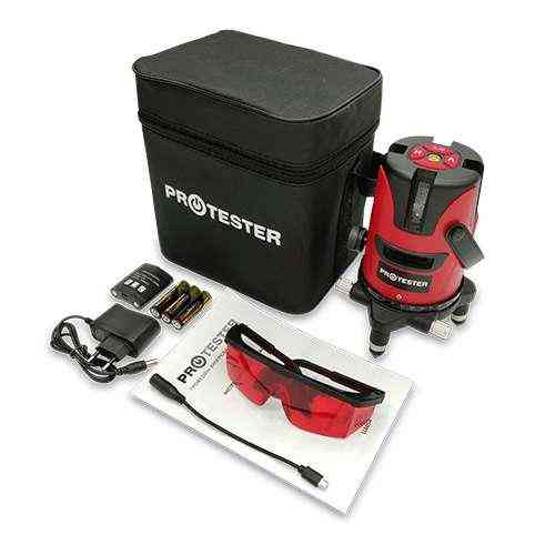 Лазерный уровень 2 линии 1H/1V (красный луч) PROTESTER LL602R Харків