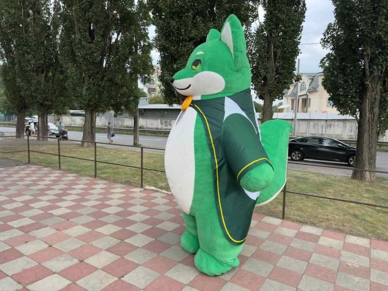 Аниматорский костюм надувной - ходячий щит бренда 240 см 4 часа работы Київ - зображення 8