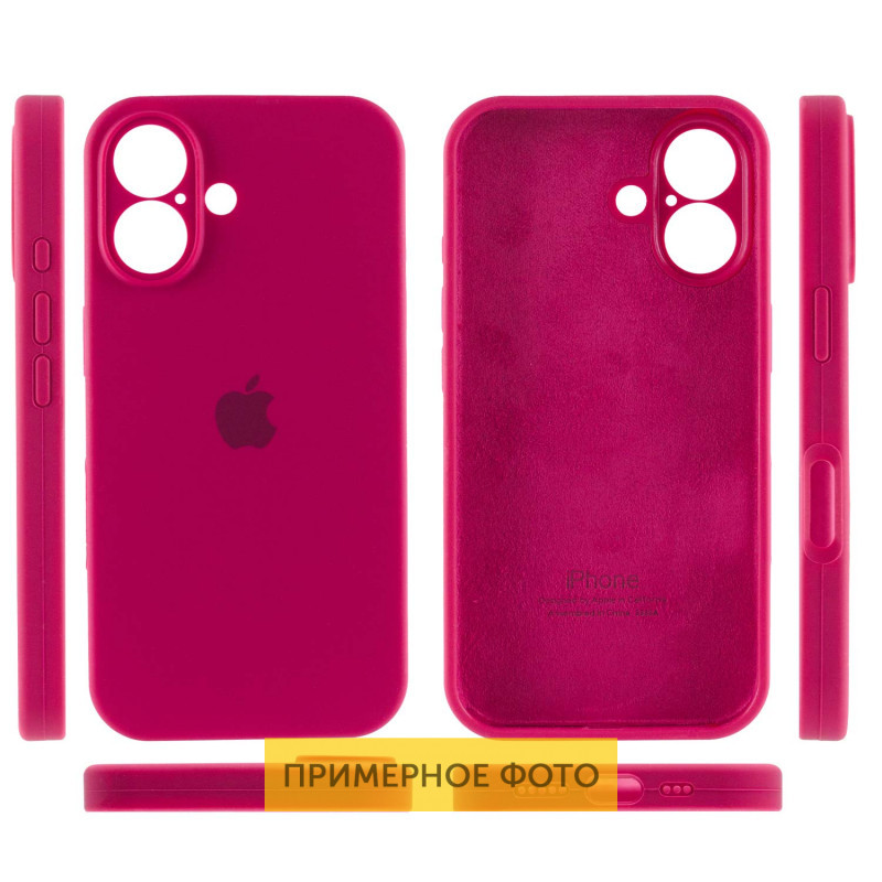 Чехол Silicone Case Full Camera Protective (AA) для Apple iPhone 16 (6.1") Херсон - зображення 3