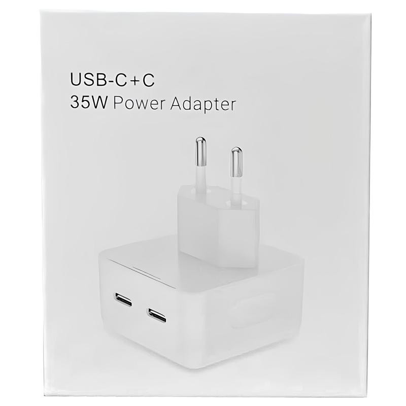 Уценка СЗУ 35W Dual Mini Power Adapter for Apple (2USB-C) (AA) (box) Херсон - зображення 3