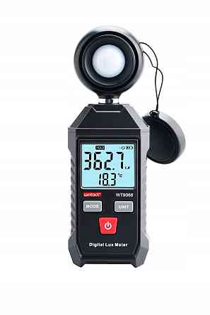 Измеритель уровня освещенности (люксметр) + термометр WINTACT WT9066 Харьков